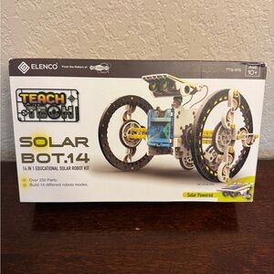 Teach Tech SolarBot.14, Transforming Solar Robot Kit, STEM Learning Toys for Kid